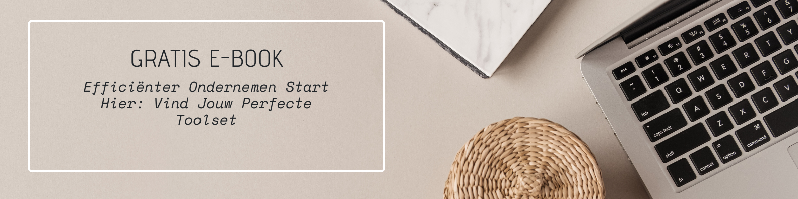 Gratis e-book met tools en systemen om tijd te besparen in je werkdag